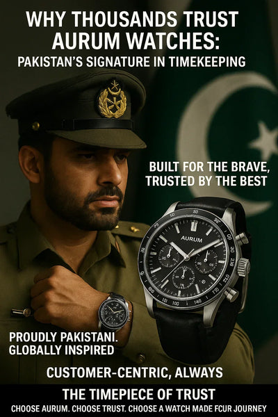Why Thousands Trust Aurum Watches: Pakistan’s Signature in Timekeeping